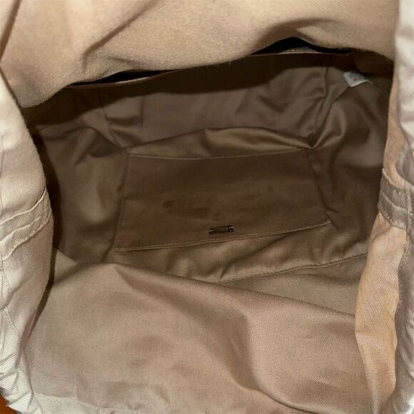 KAYU Women's Handwoven Natural Straw Basket Fully Lined Tote Drawstring Closure - Picture 10 of 12